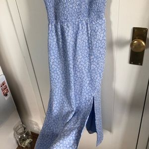 Abercrombie smocked midi dress